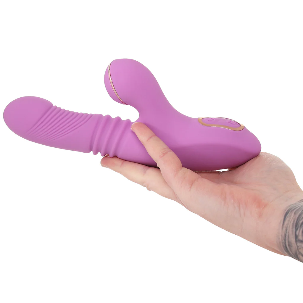 Shegasm Pro-Thrust Suction Rabbit in Pink - Image 4