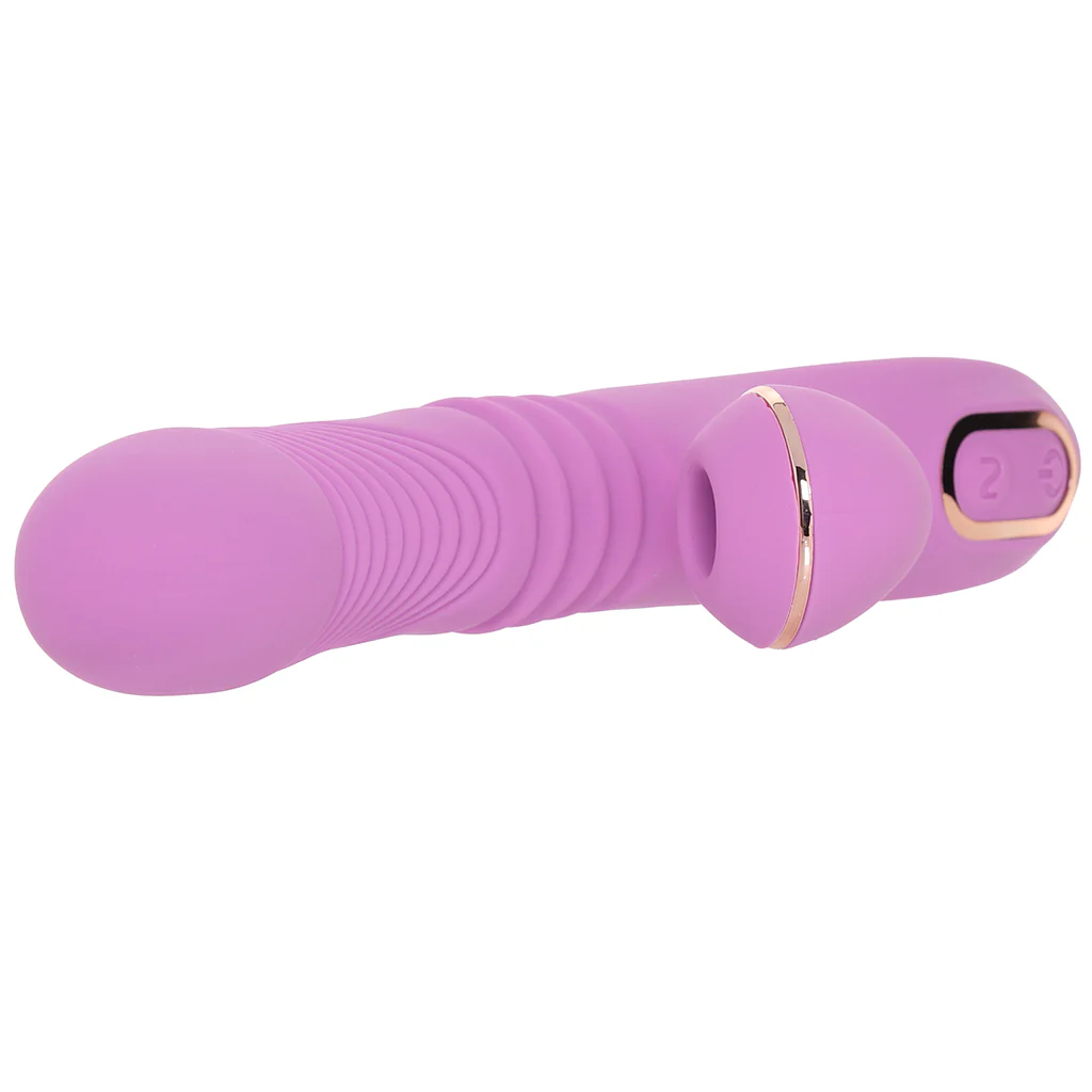 Shegasm Pro-Thrust Suction Rabbit in Pink - Image 6