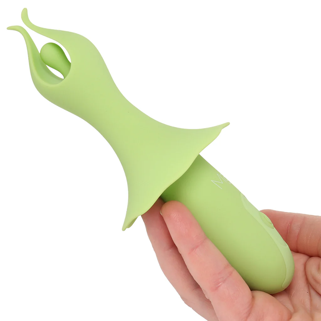 Sienna Fluttering Silicone Vibe in Green - Image 4