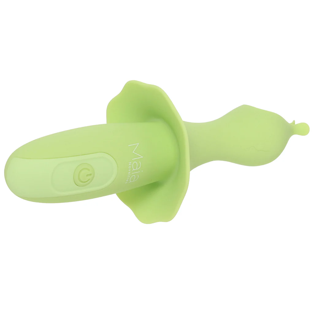 Sienna Fluttering Silicone Vibe in Green - Image 5