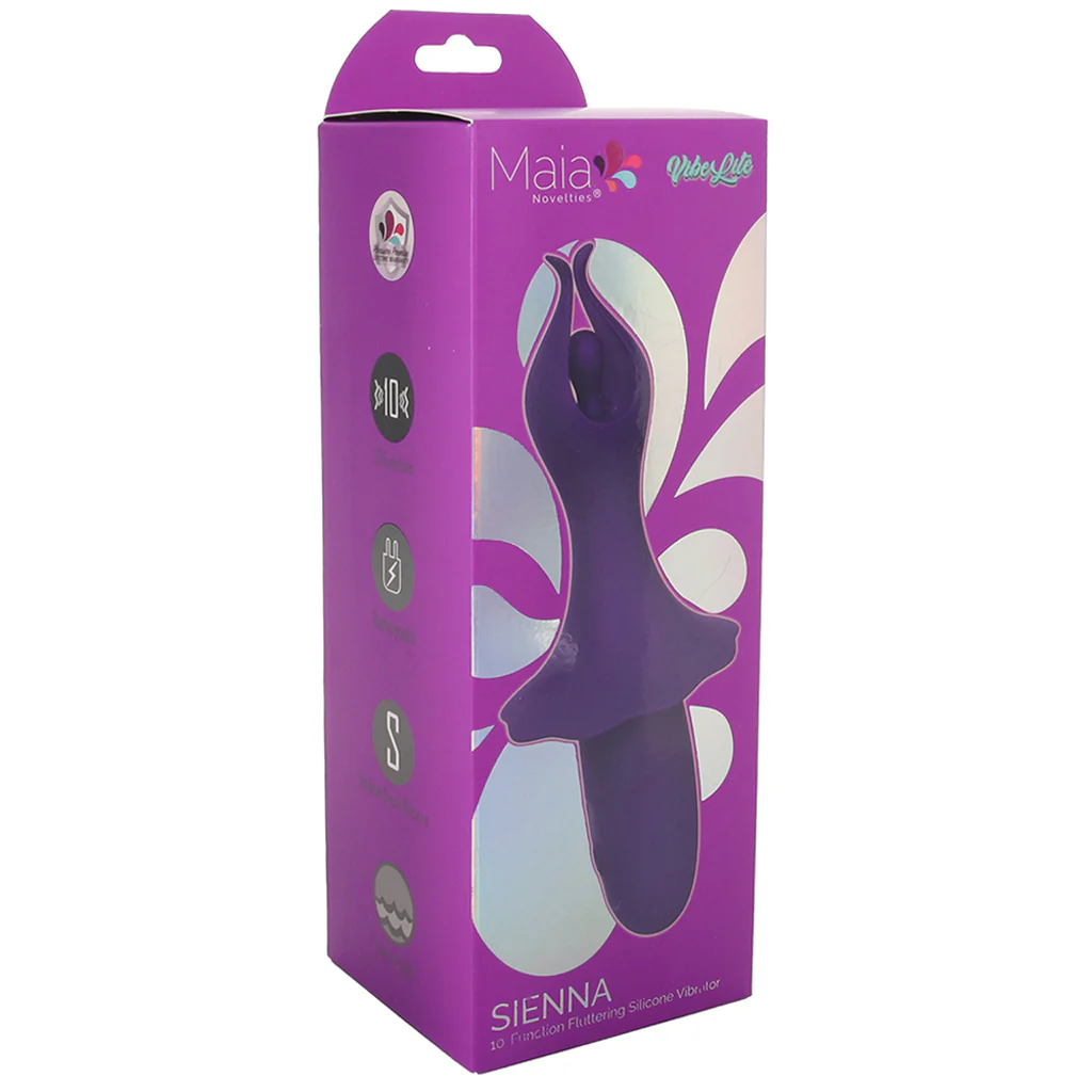Sienna Fluttering Silicone Vibe in Purple - Image 6