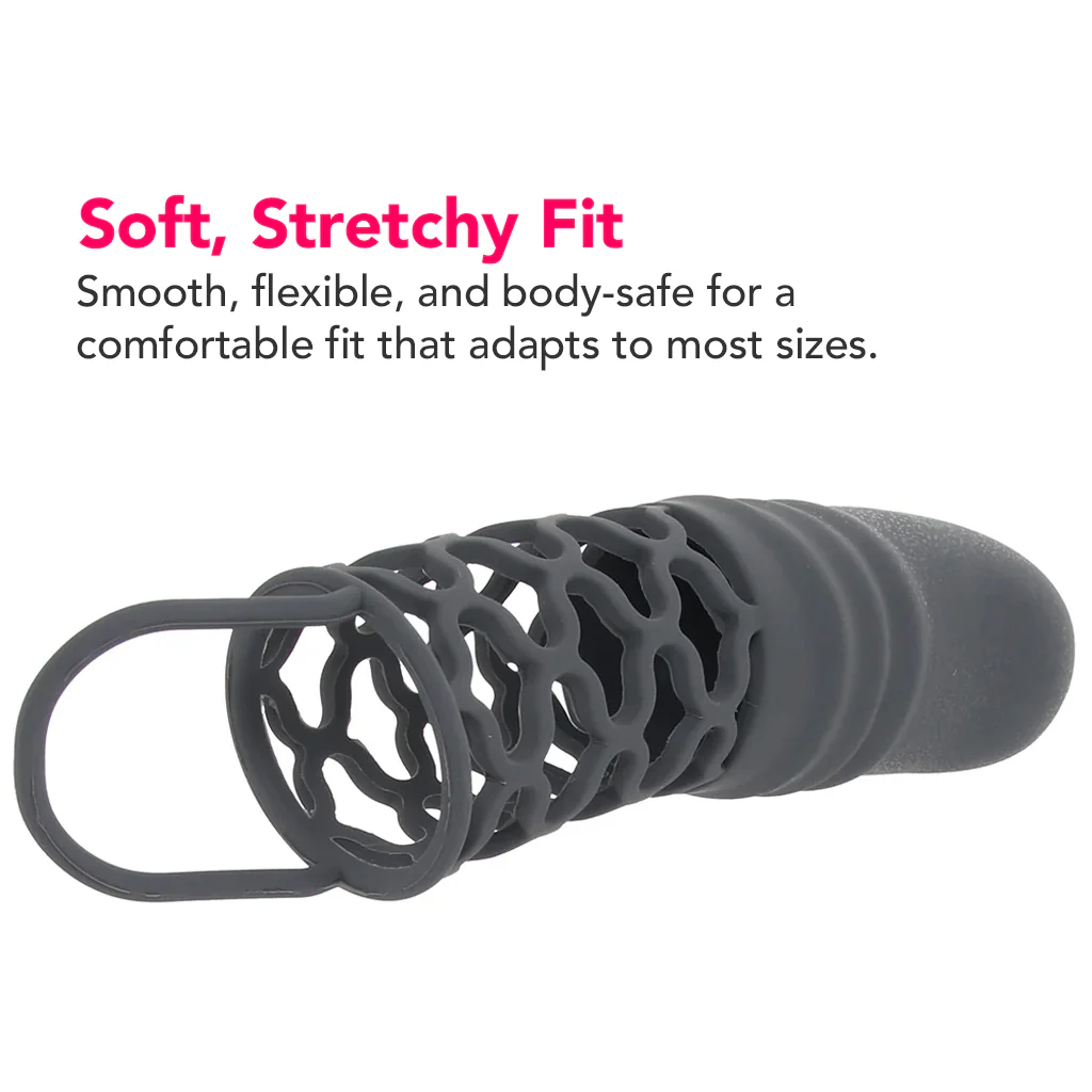 Silicone 2 Inch Extension in Black - Image 3