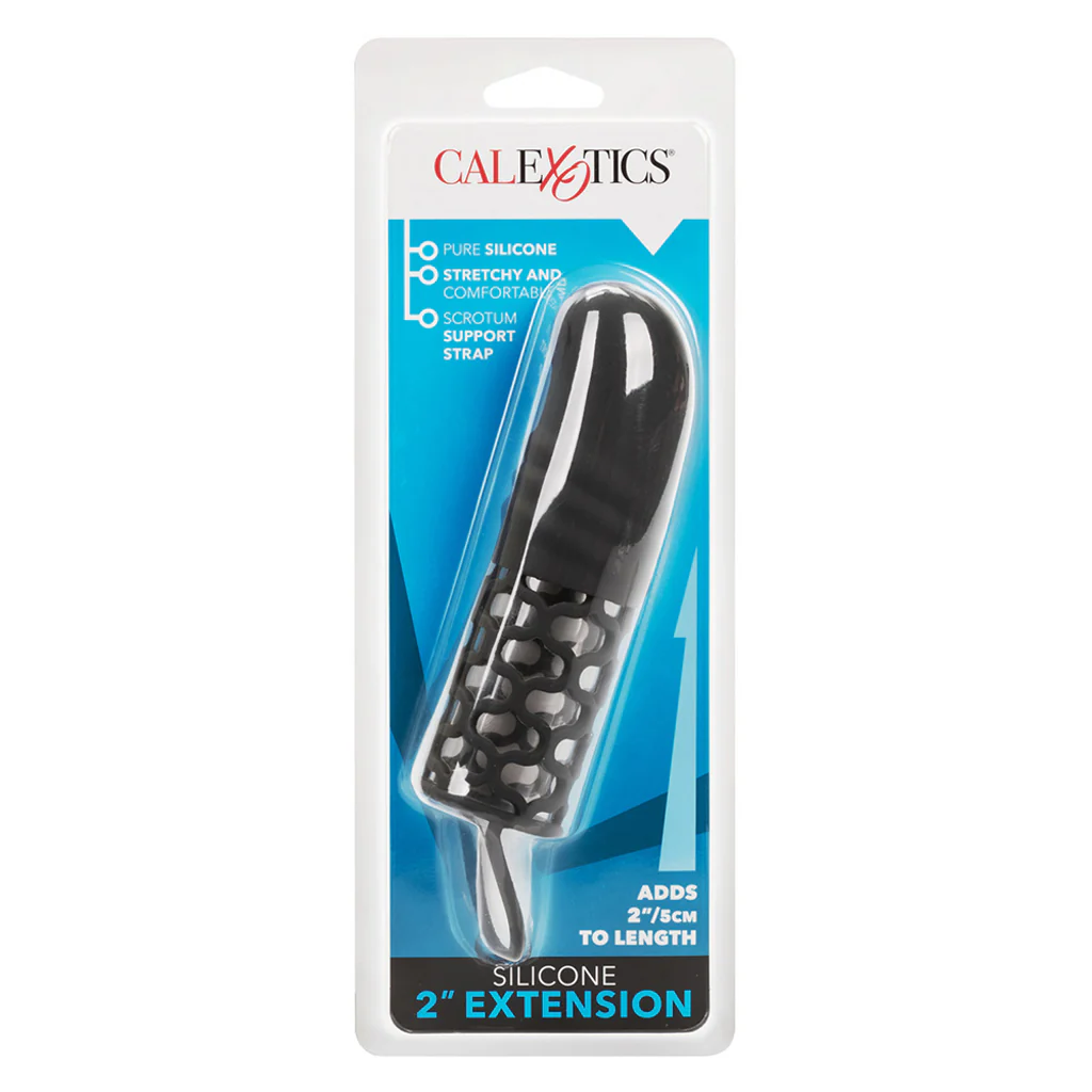 Silicone 2 Inch Extension in Black - Image 6