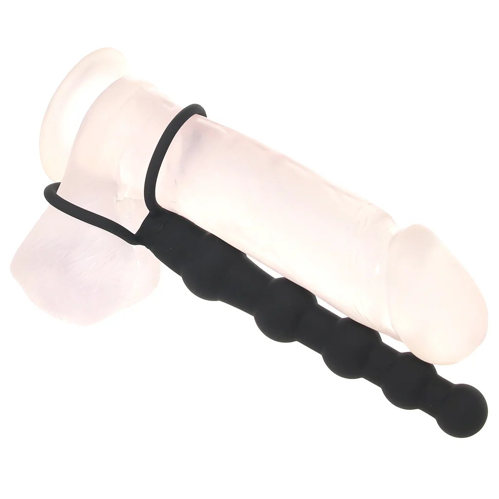 Silicone Beaded Double Rider in Black - Image 2