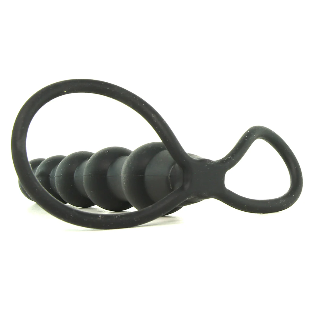 Silicone Beaded Double Rider in Black - Image 5