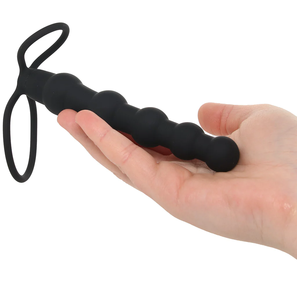 Silicone Beaded Double Rider in Black - Image 7