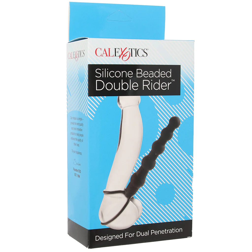 Silicone Beaded Double Rider in Black - Image 9