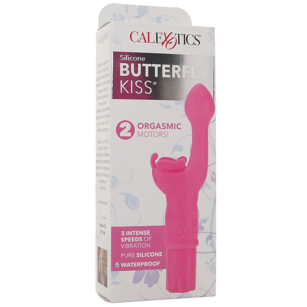 Silicone Butterfly Kiss Vibe in Pink - Image 6