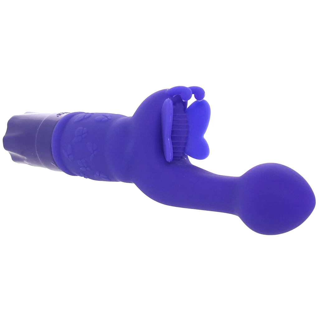 Silicone Butterfly Kiss Vibe in Purple - Image 2