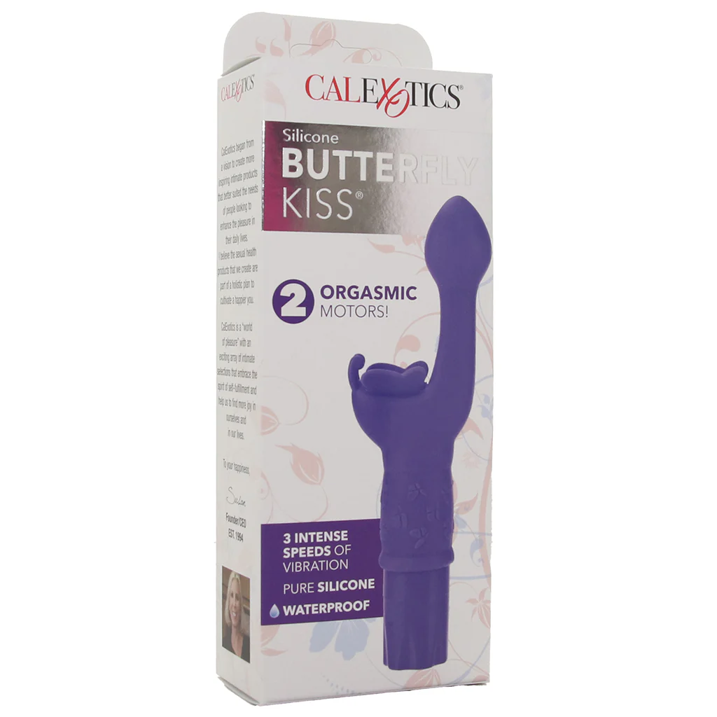 Silicone Butterfly Kiss Vibe in Purple - Image 6