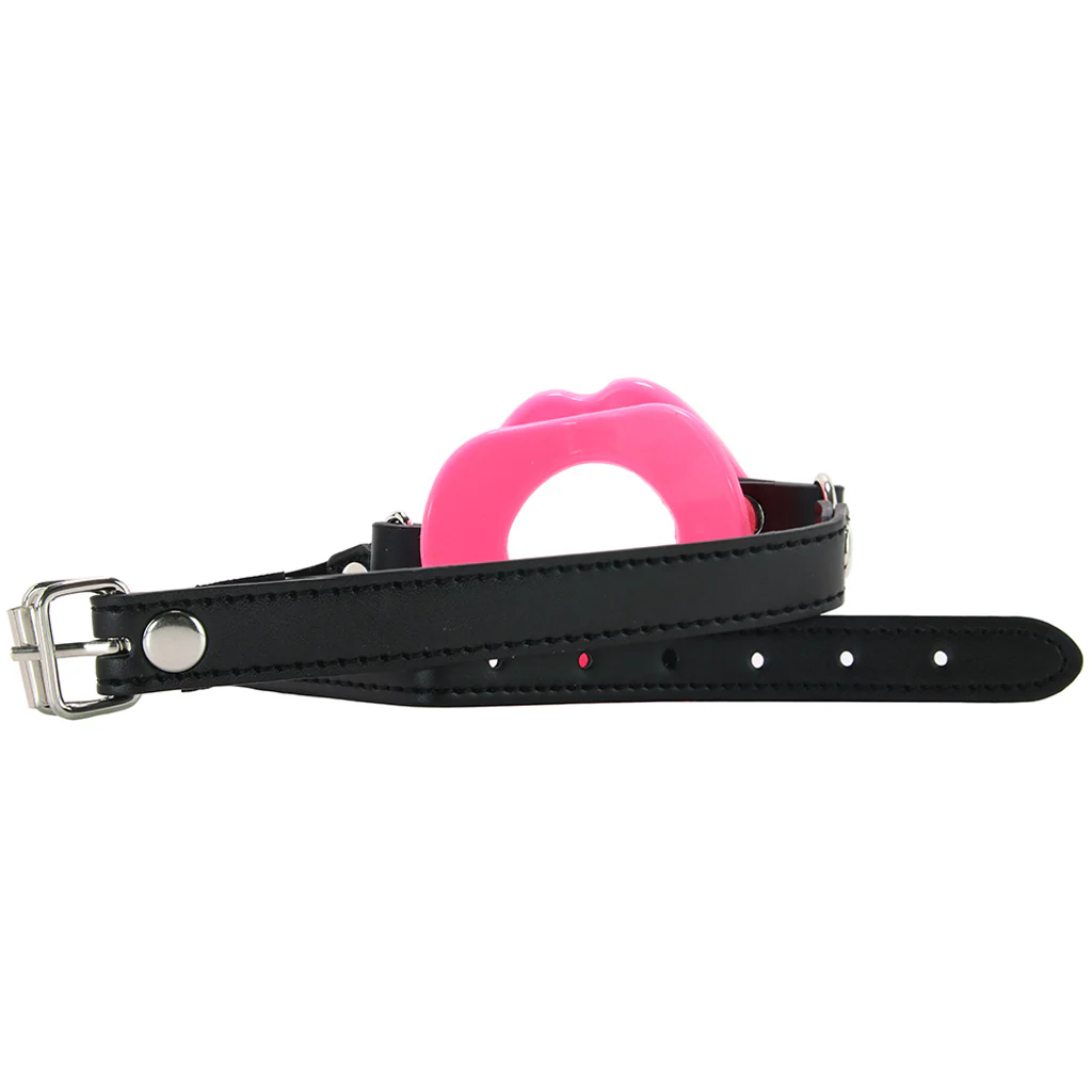 Silicone Lips Gag in Pink - Image 5