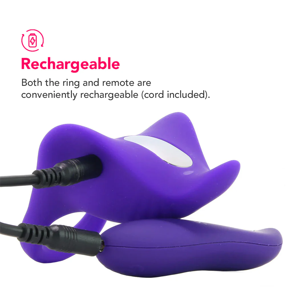 Silicone Remote Orgasm Vibrating Cock Ring - Image 3
