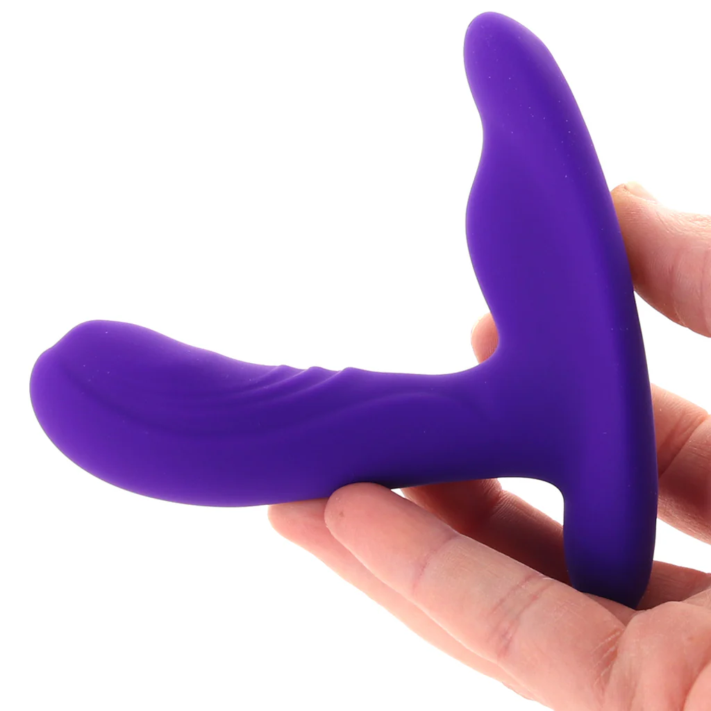 Silicone Remote PinPoint Pleaser P-Spot Vibe in Purple - Image 4