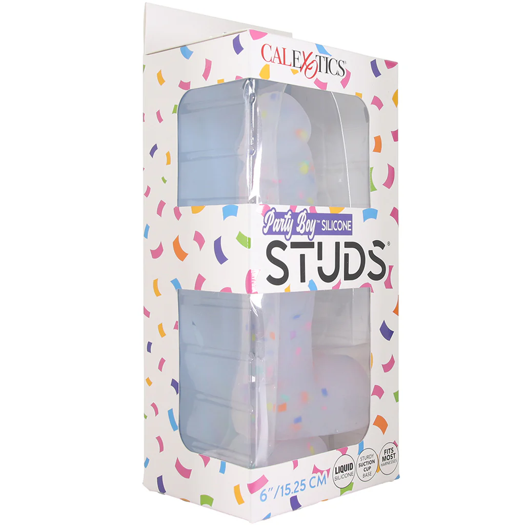 Silicone Studs Party Boy 6 Inch Dildo - Image 6