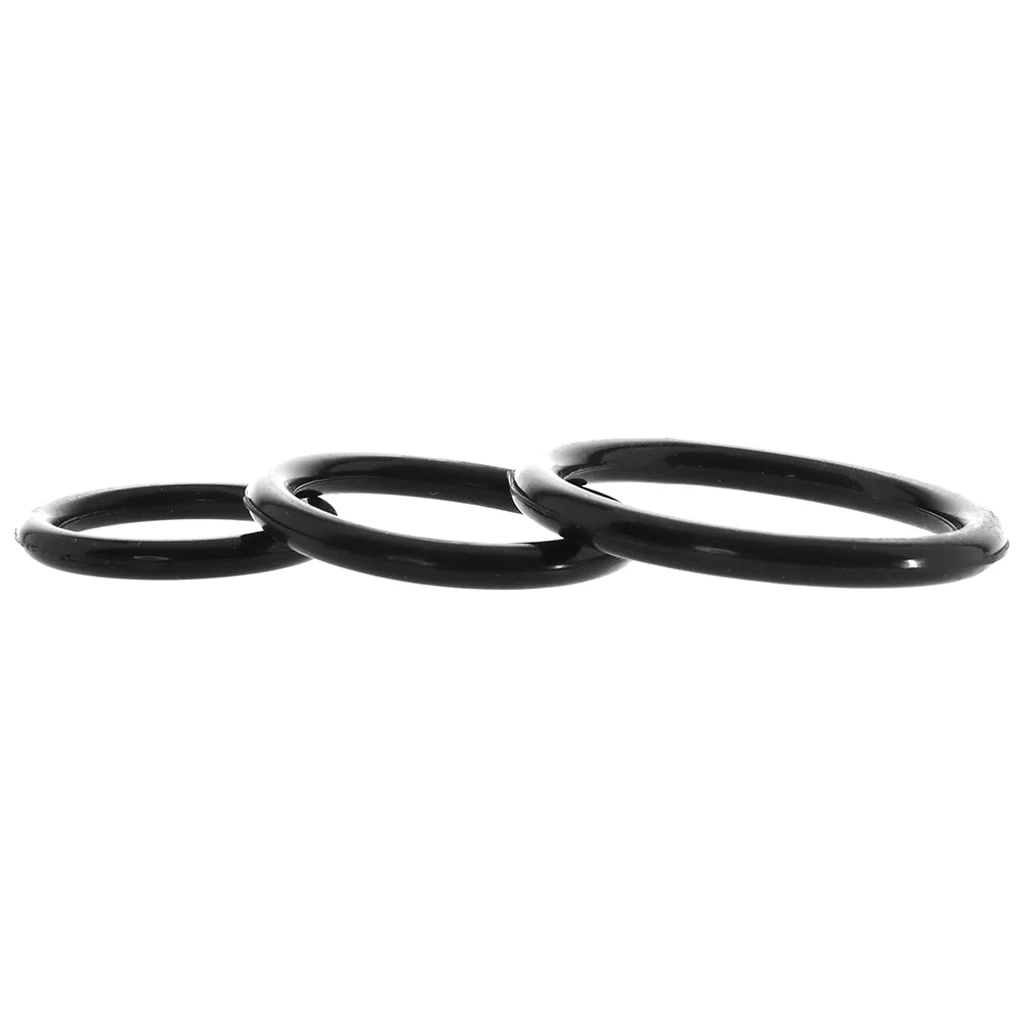 Silicone Support Rings in Black - Image 3