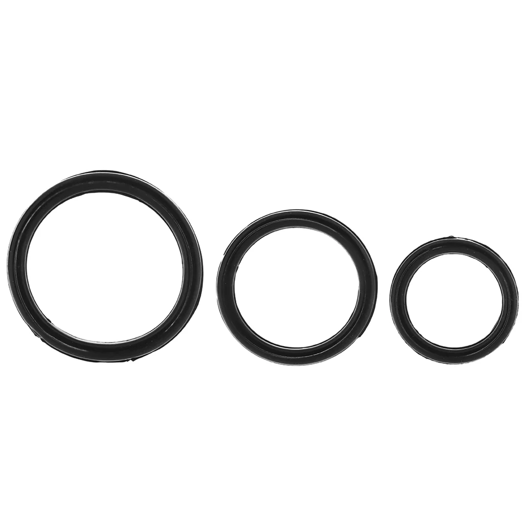 Silicone Support Rings in Black - Image 4