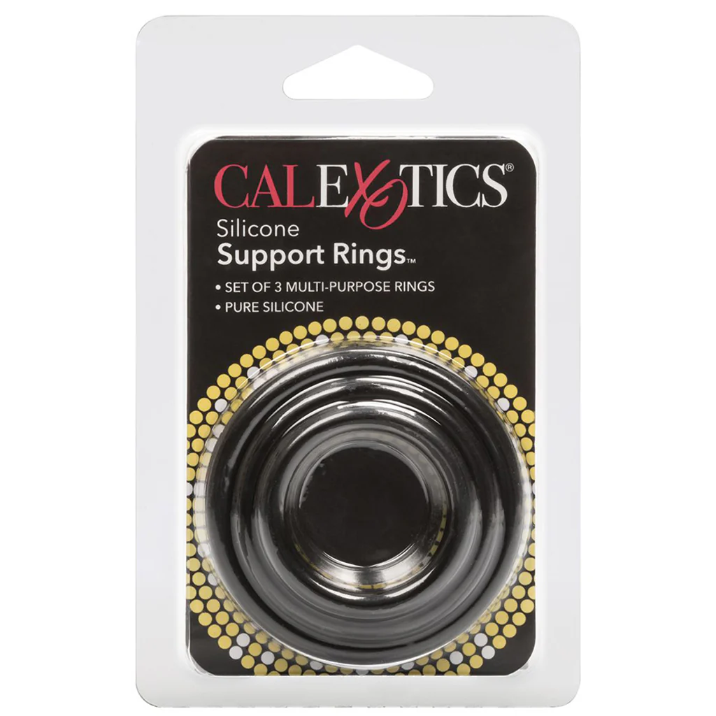 Silicone Support Rings in Black - Image 6