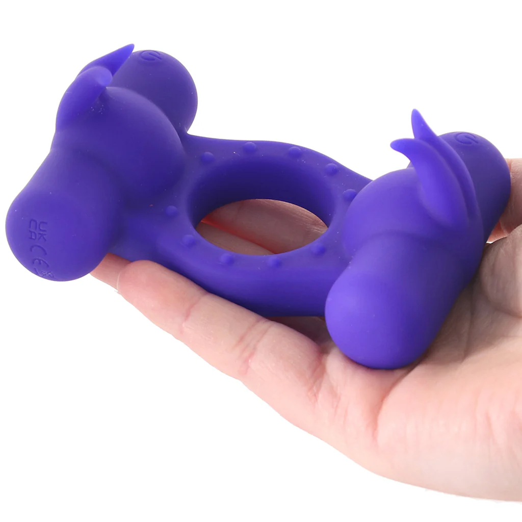 Silicone Triple Orgasm Enhancer Vibrating Ring - Image 4