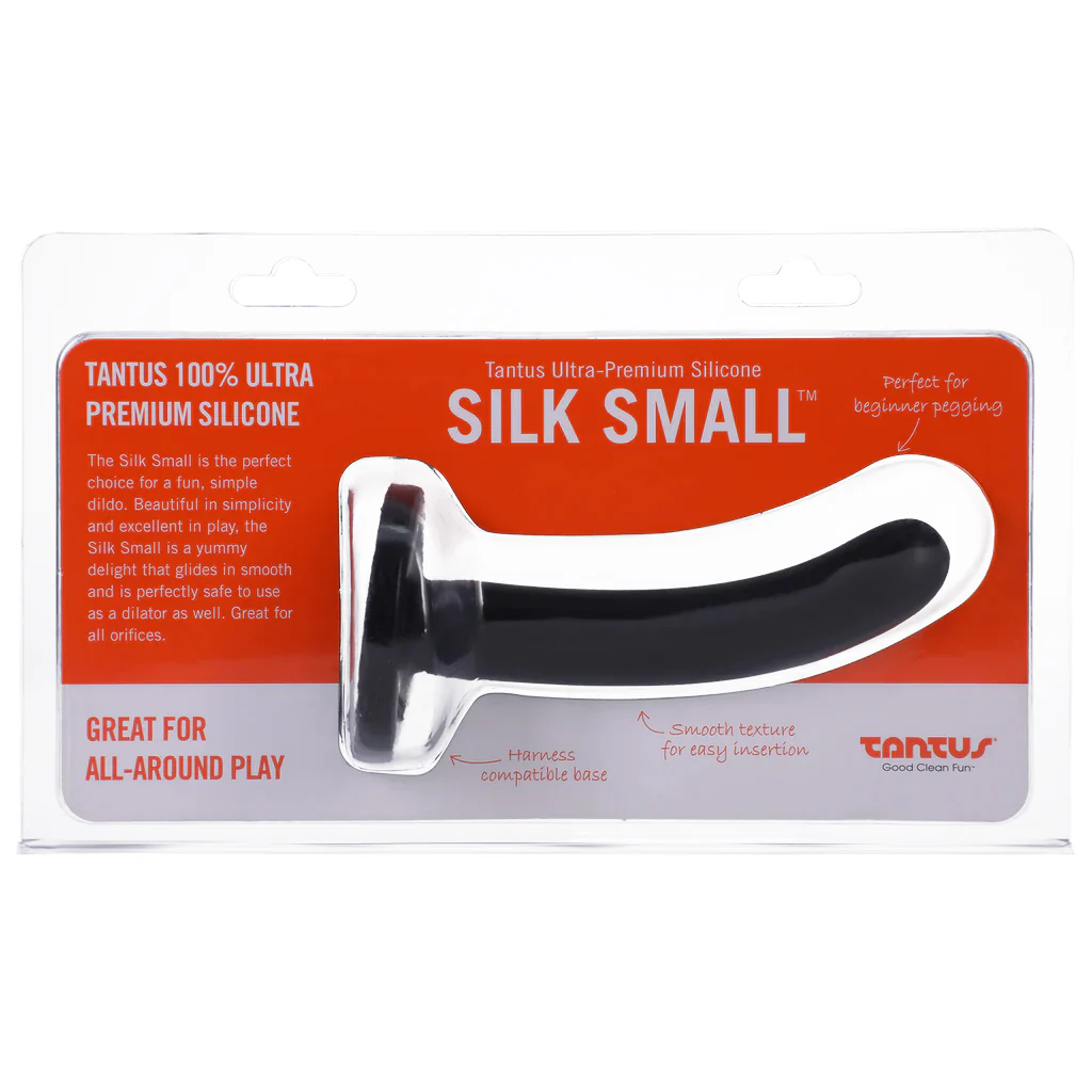 Silk Small Dildo in Black - Image 6