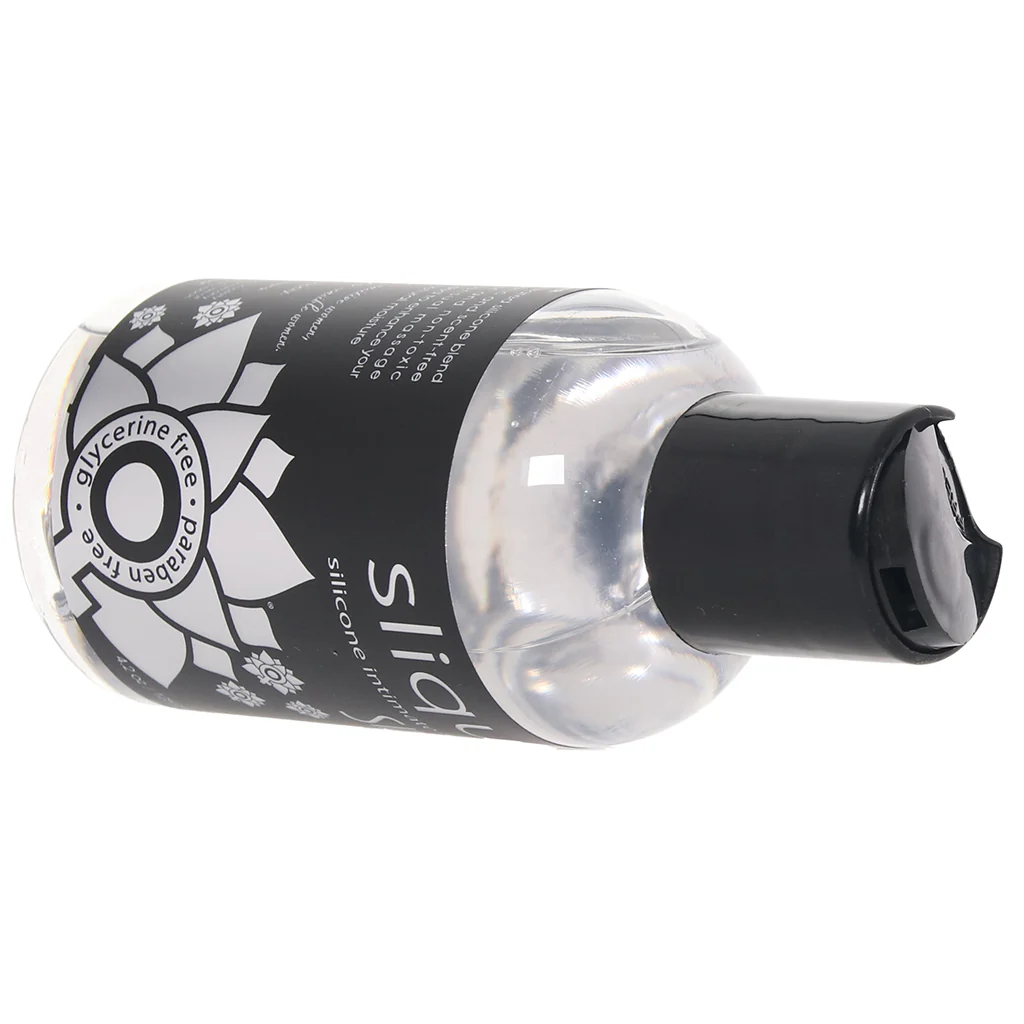 Silver Silicone Intimate Lubricant in 4.2oz/125ml - Image 2