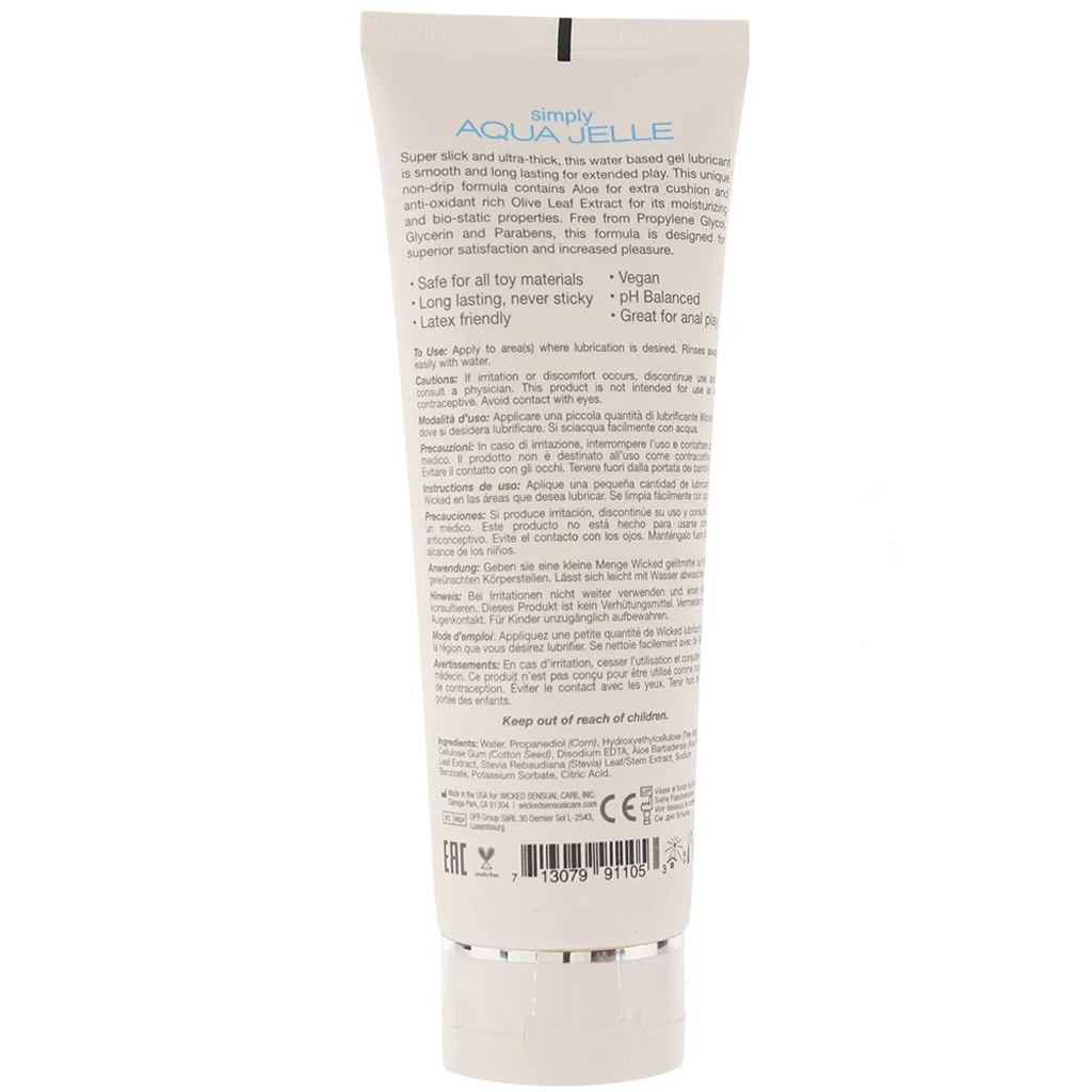 Simply Aqua Jelle Lube 4oz / 120ml - Image 6