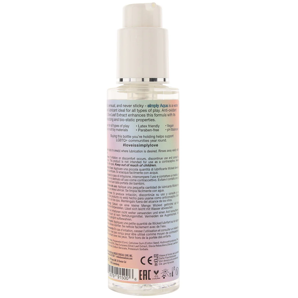Simply Aqua Special Edition Lube 4oz/120ml - Image 6