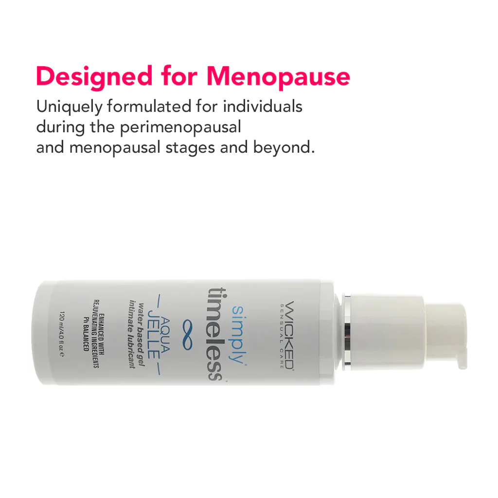 Simply Timeless for Menopause Aqua Jelle Lube 4oz/120ml - Image 2