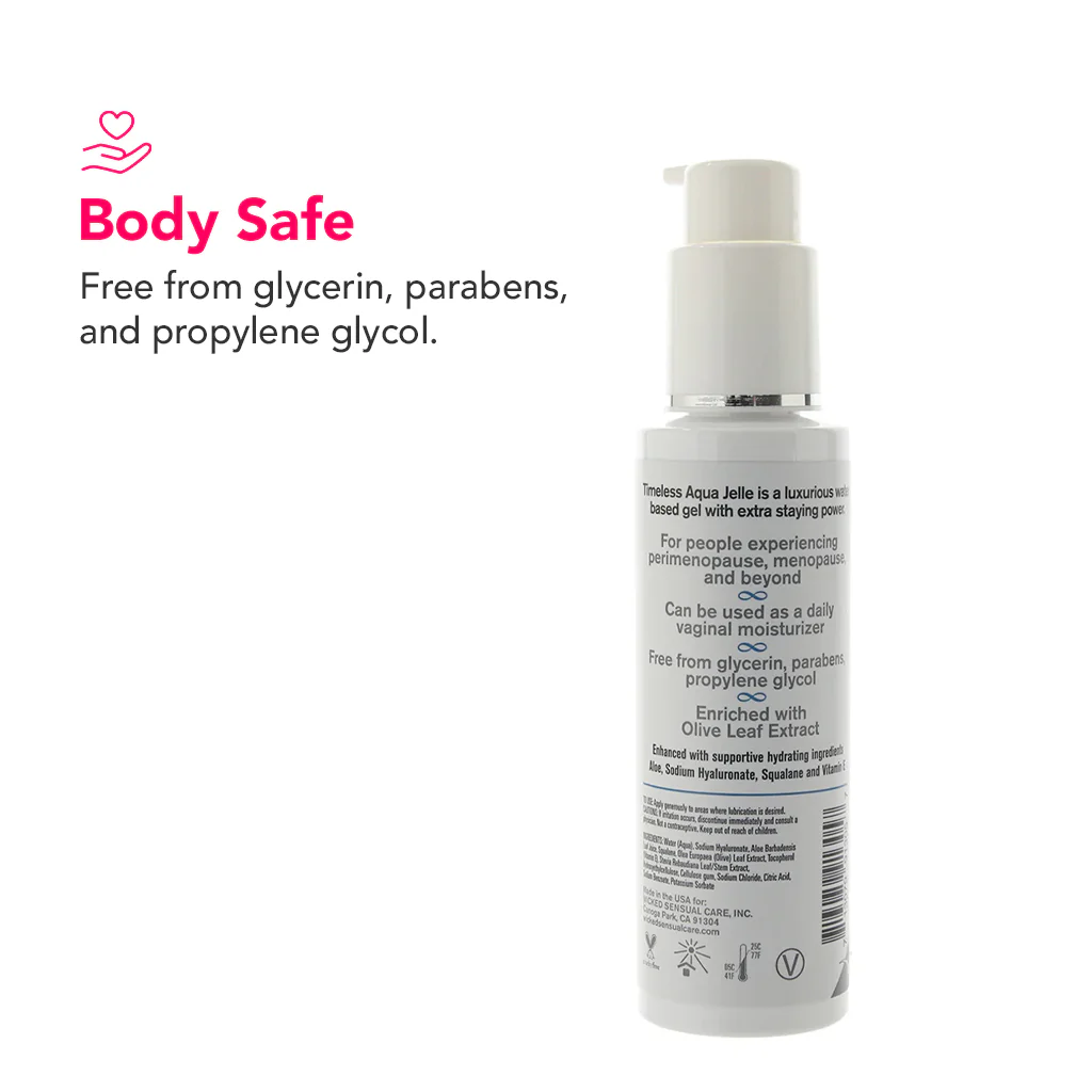Simply Timeless for Menopause Aqua Jelle Lube 4oz/120ml - Image 5