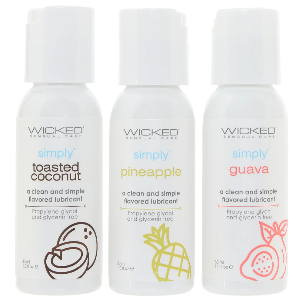 Simply Tropical Trio Flavoured Lube Set - Image 3