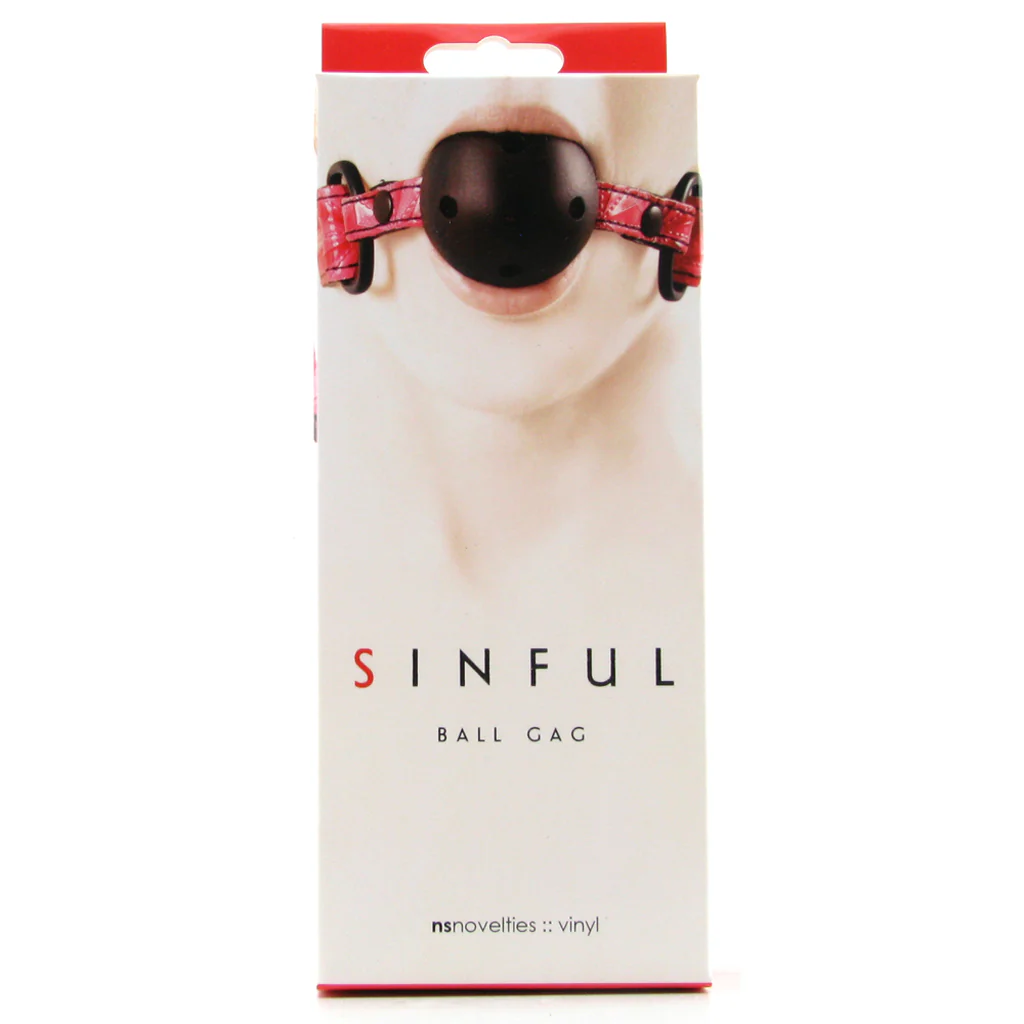 Sinful Ball Gag in Pink - Image 6