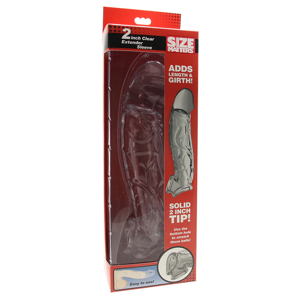 Size Matters 2 Inch Clear Extender Sleeve - Image 6
