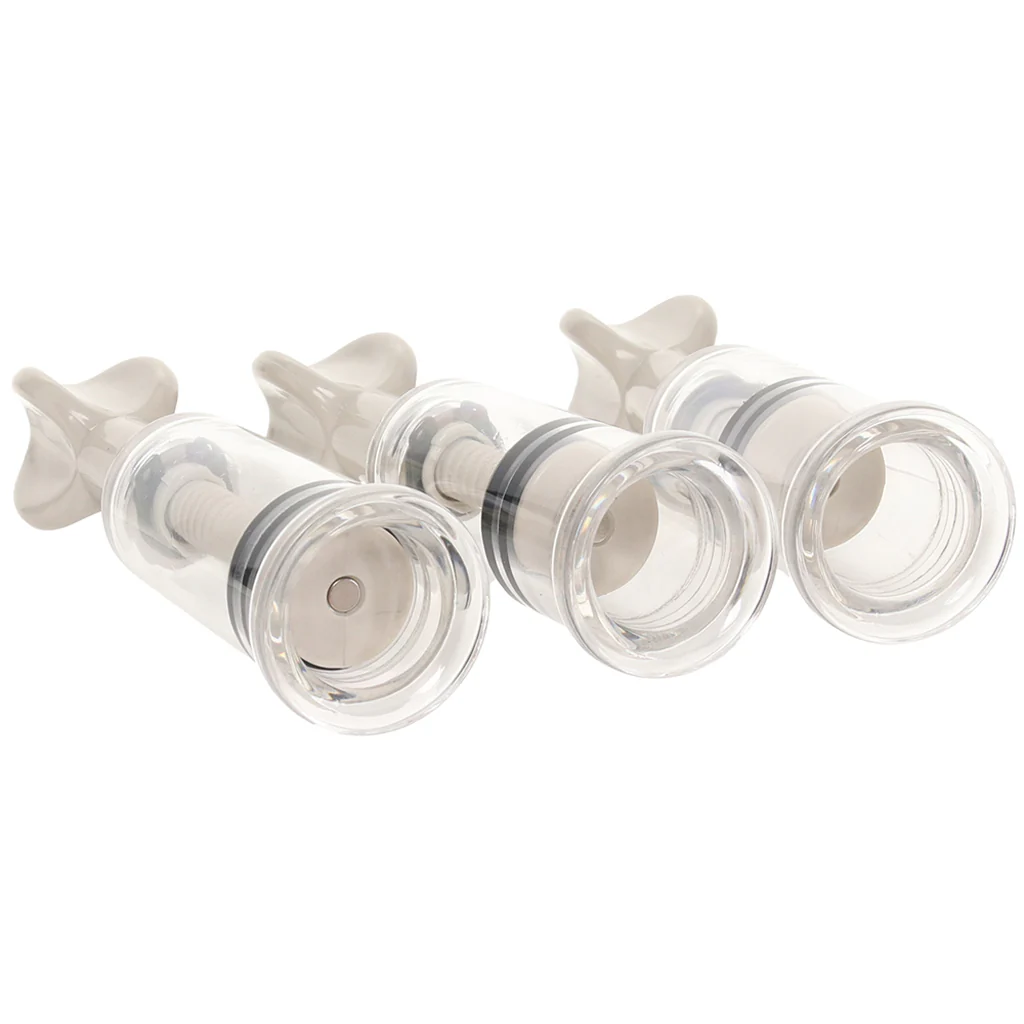 Size Matters MaxTwist Clit & Nipple Sucker Set in White - Image 5