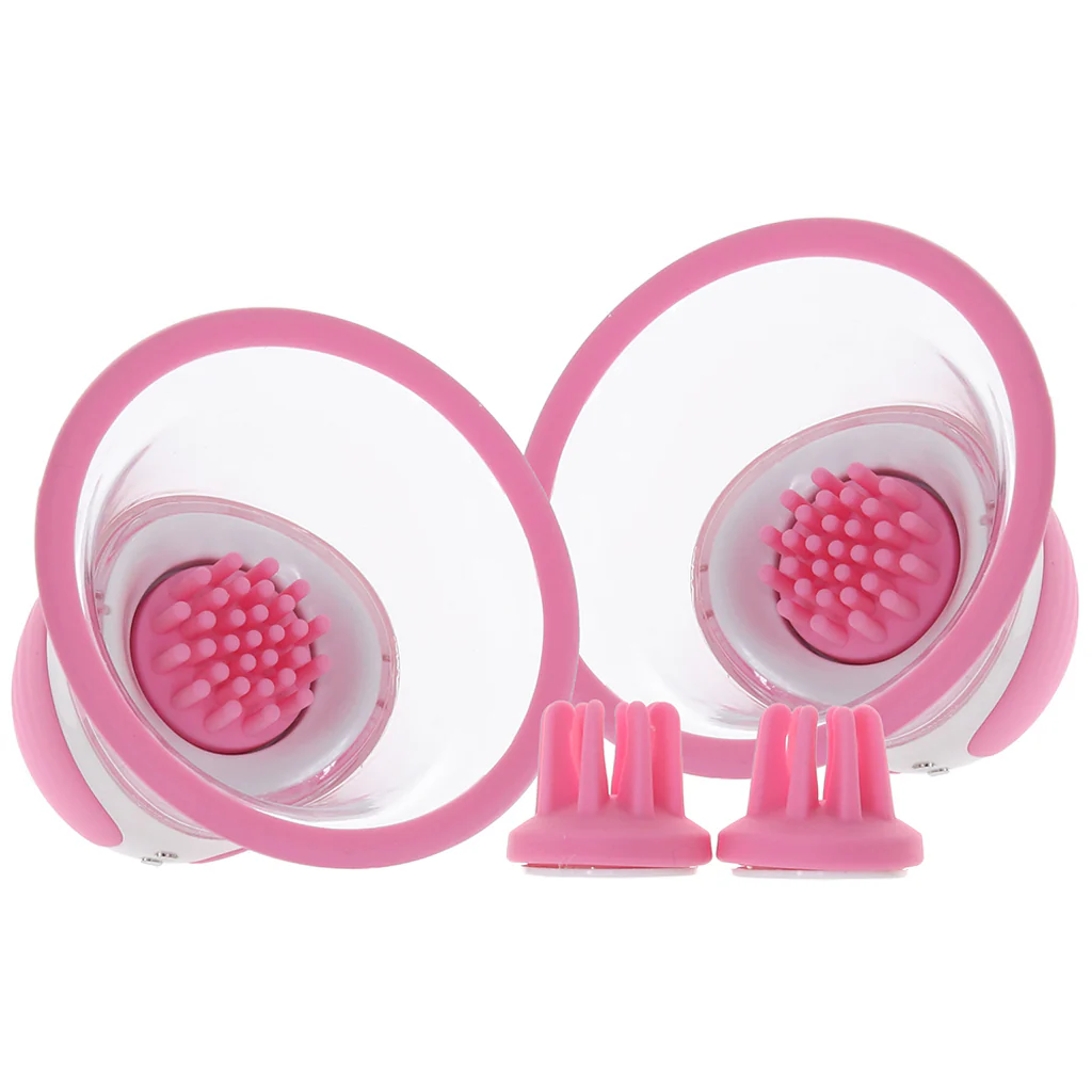 Size Matters Rotating Nipple Suckers in Pink - Image 3