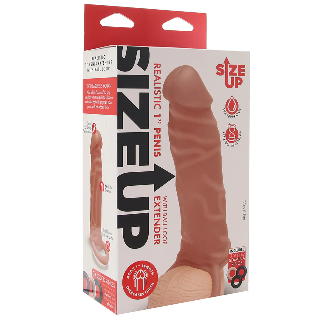 Size Up 1 Inch Realistic Extender in Tan - Image 6
