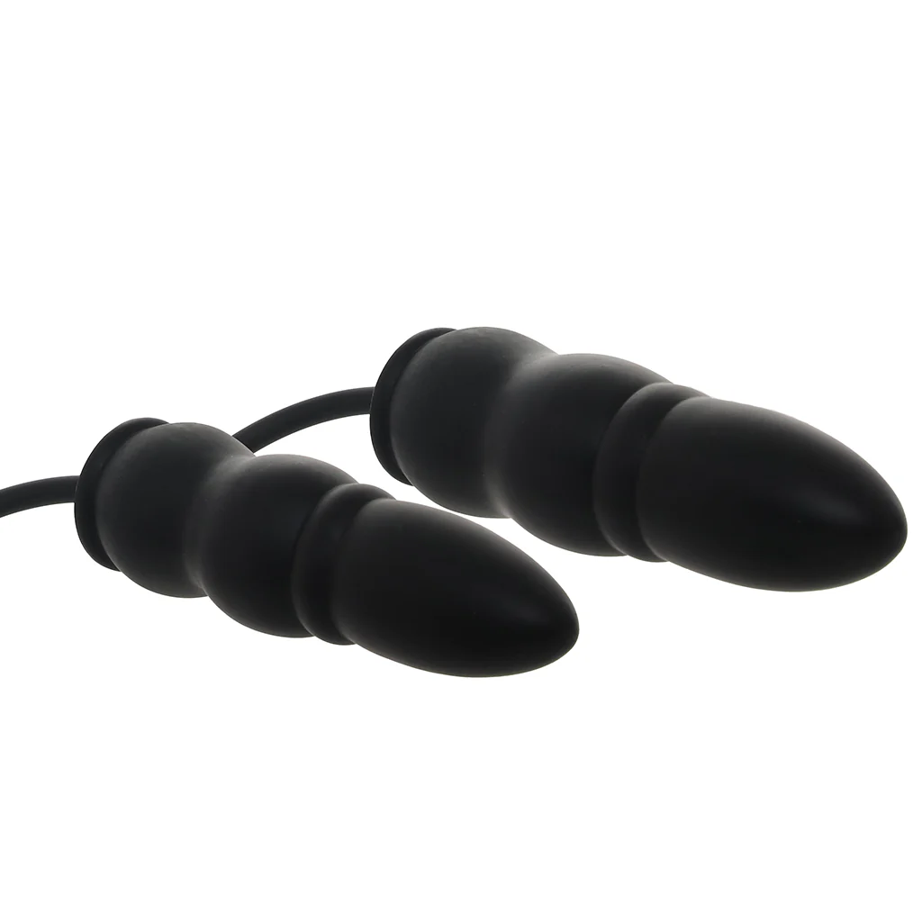 Size Up 5.5 Inch Ripple Inflatable Butt Plug - Image 2
