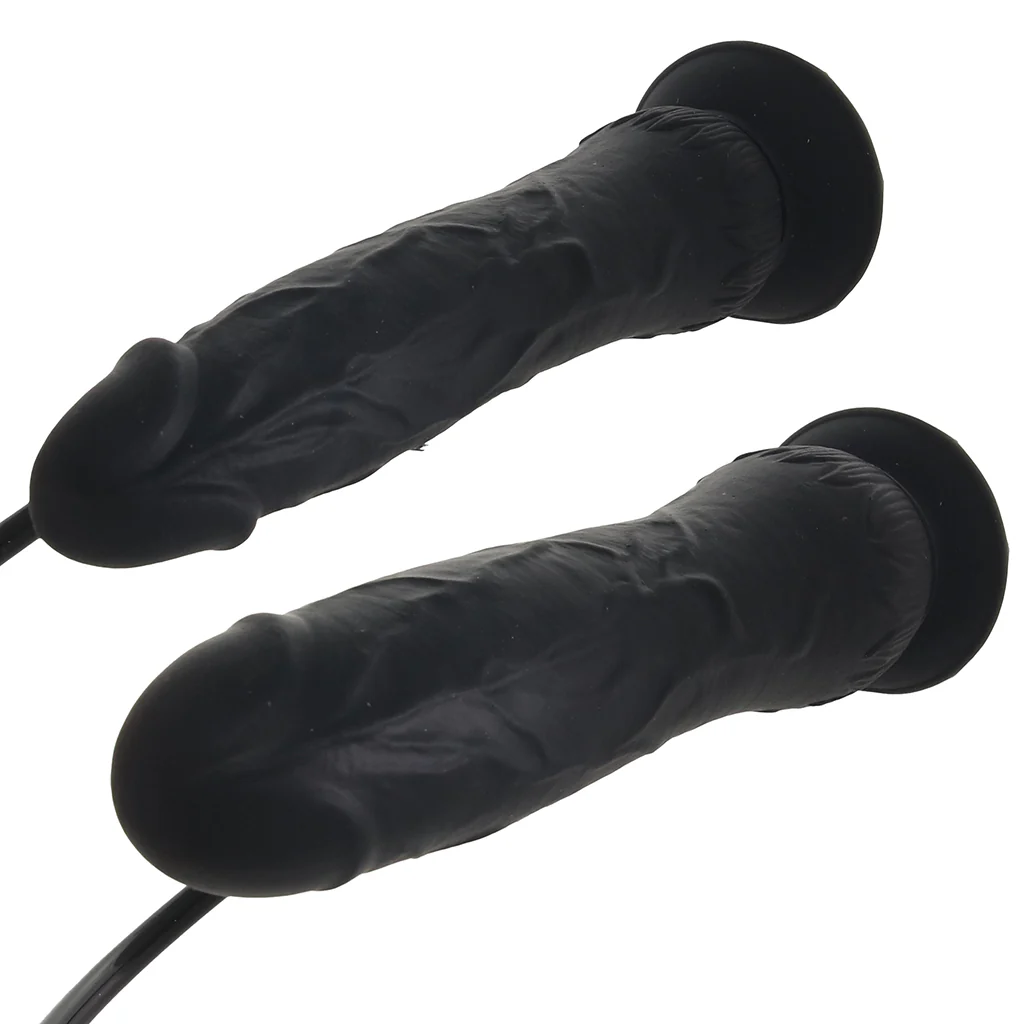 Size Up 7.5 Inch Silicone Inflatable Dildo - Image 2