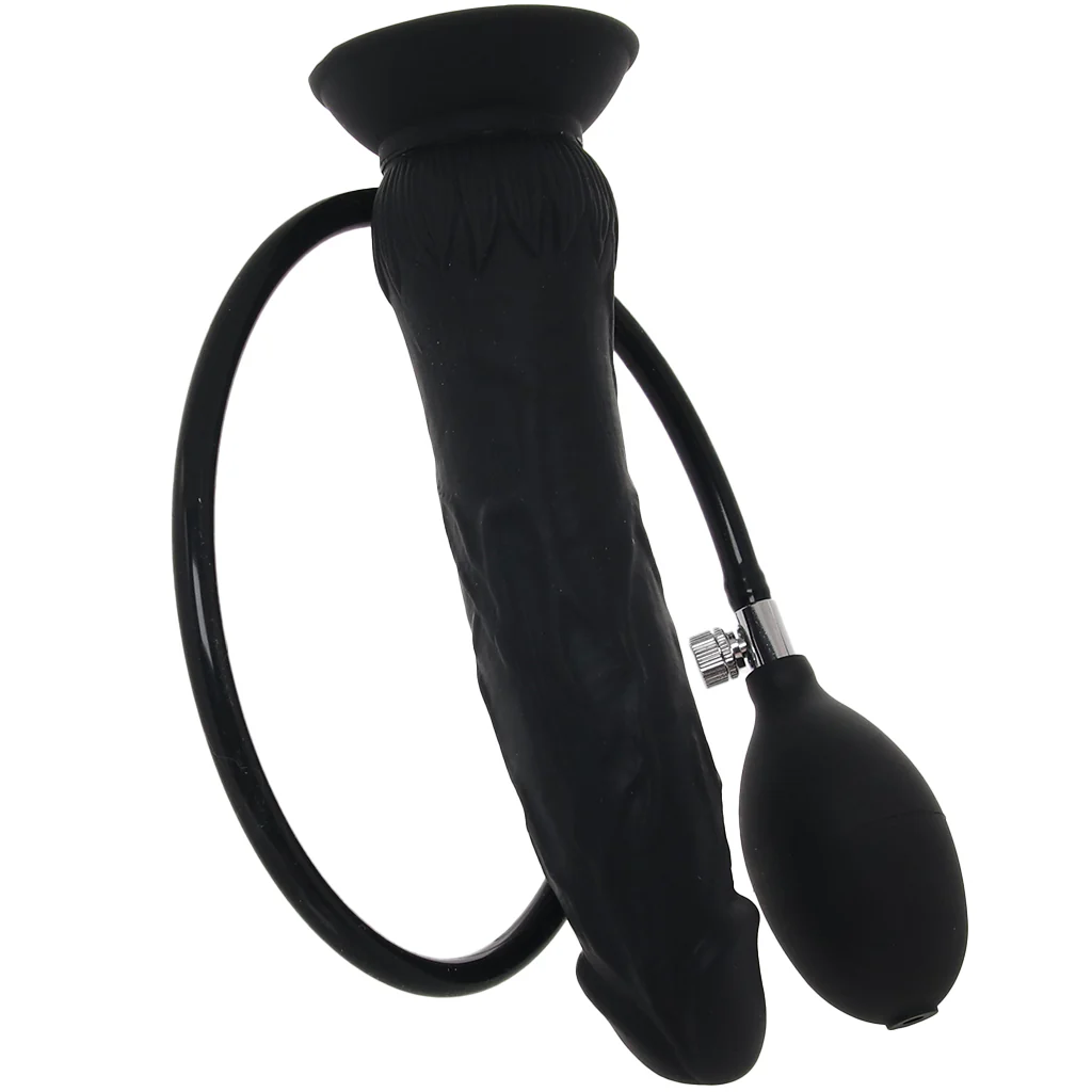 Size Up 7.5 Inch Silicone Inflatable Dildo - Image 3