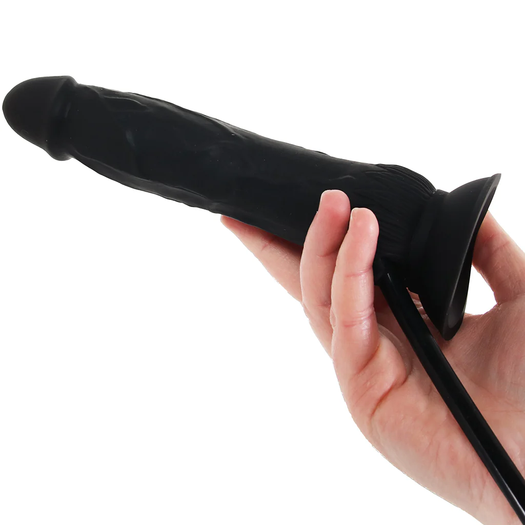 Size Up 7.5 Inch Silicone Inflatable Dildo - Image 4