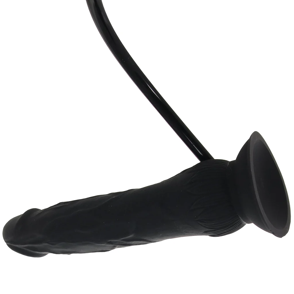 Size Up 7.5 Inch Silicone Inflatable Dildo - Image 5