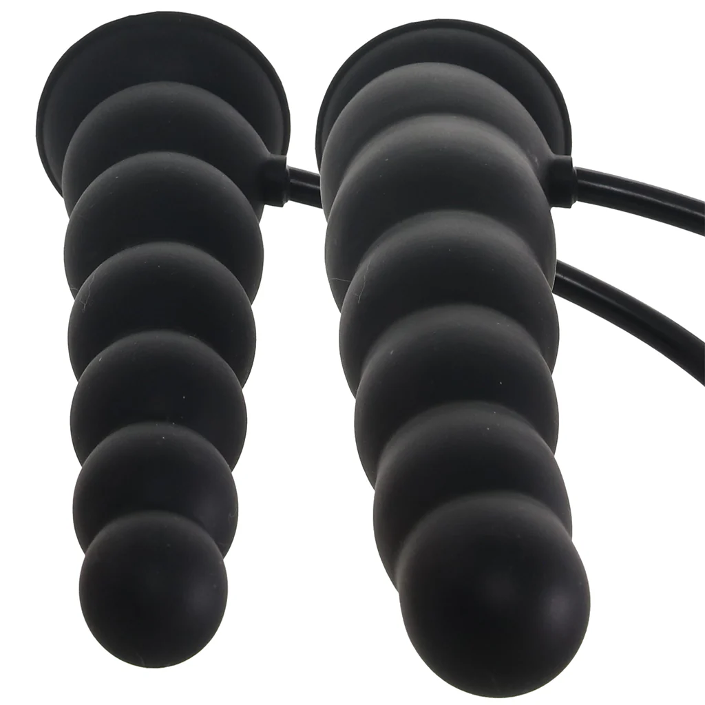 Size Up 7 Inch Ripple Inflatable Butt Plug - Image 2