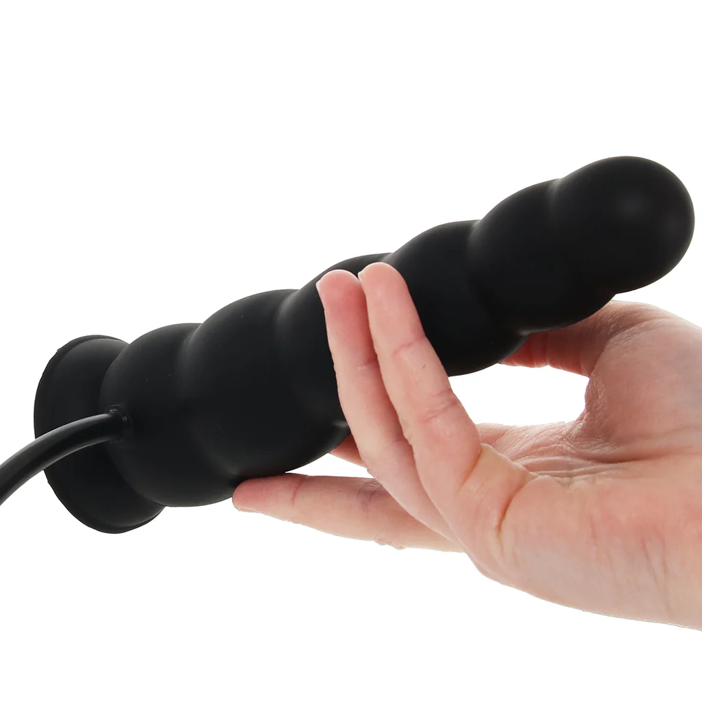 Size Up 7 Inch Ripple Inflatable Butt Plug - Image 4