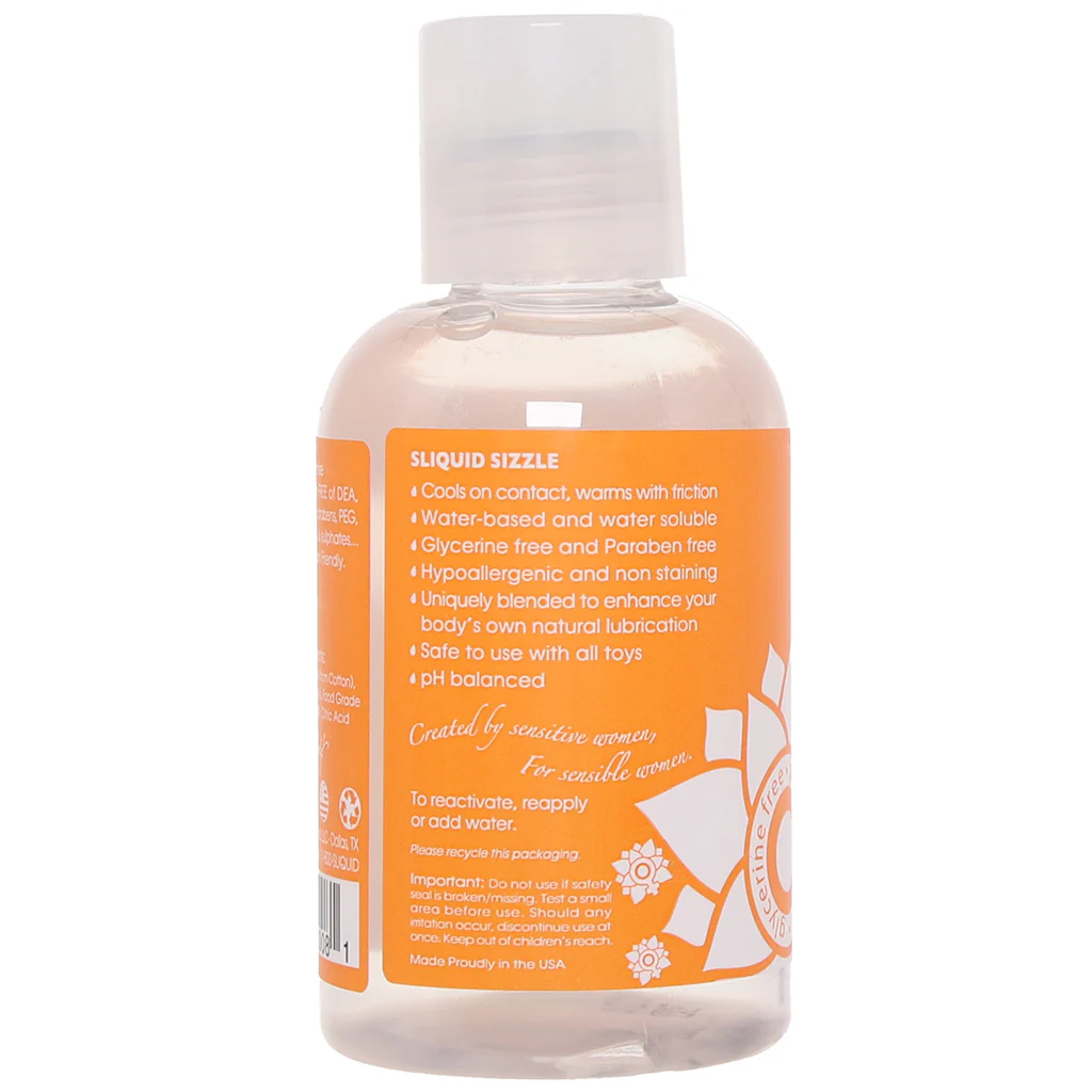Sizzle Natural Stimulating Lubricant in 4.2oz/125ml - Image 3