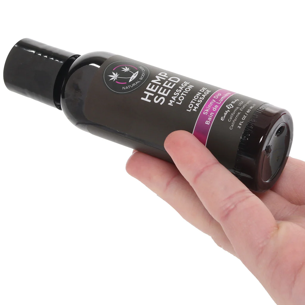 Hemp Seed Massage Lotion 2oz/60ml in Skinny Dip - Image 4
