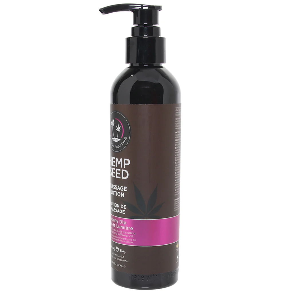Hemp Seed Massage Lotion 8oz/237ml in Skinny Dip - Image 3