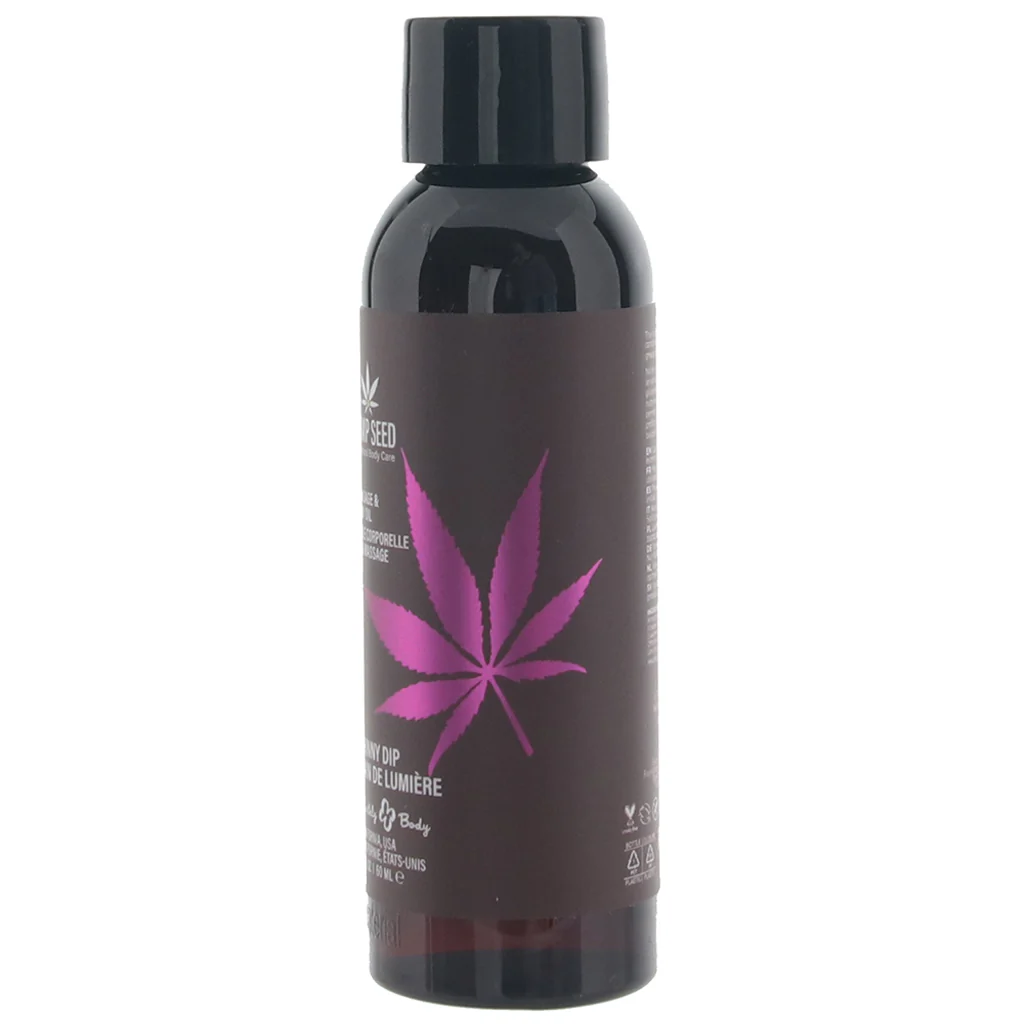 Hemp Seed Massage Oil 2oz/60ml in Skinny Dip - Image 3