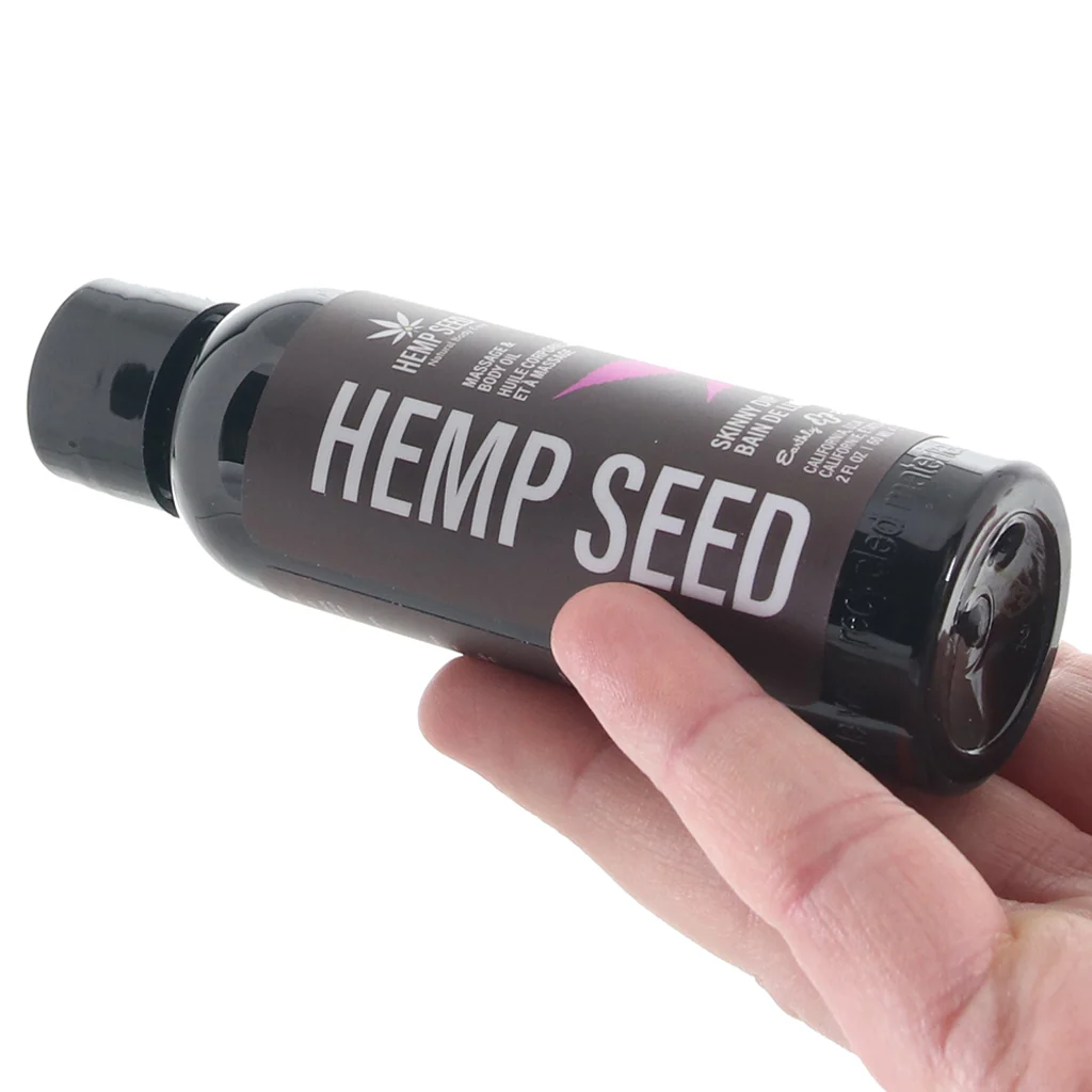 Hemp Seed Massage Oil 2oz/60ml in Skinny Dip - Image 4