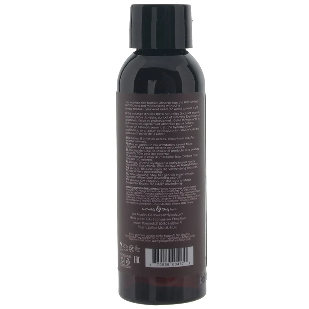 Hemp Seed Massage Oil 2oz/60ml in Skinny Dip - Image 6
