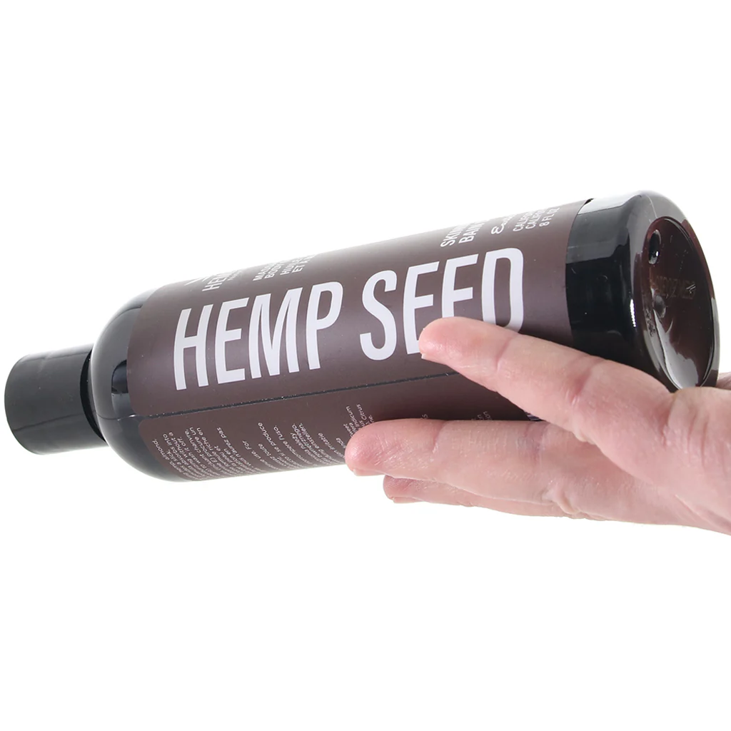 Hemp Seed Massage Oil 8oz/236ml in Skinny Dip - Image 4