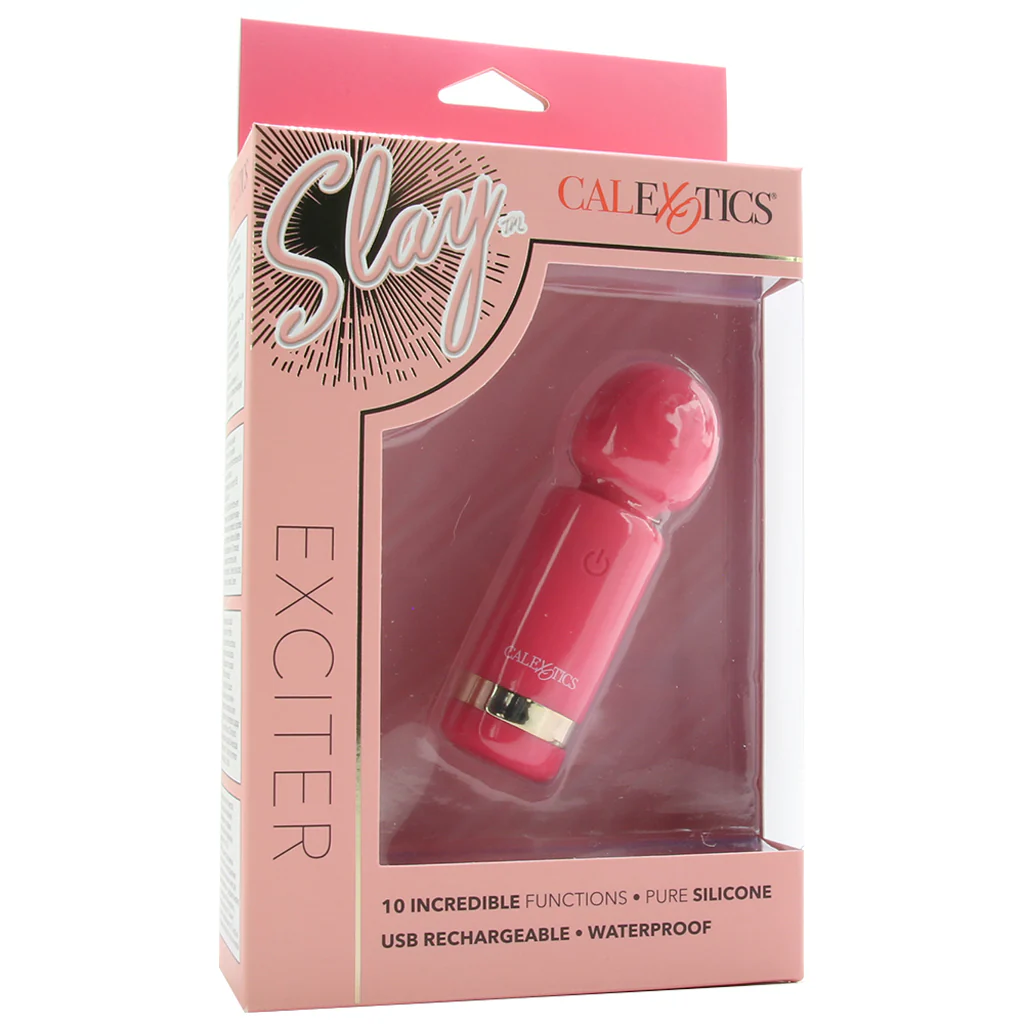 Slay Exciter Mini Massager Vibe in Peach - Image 6