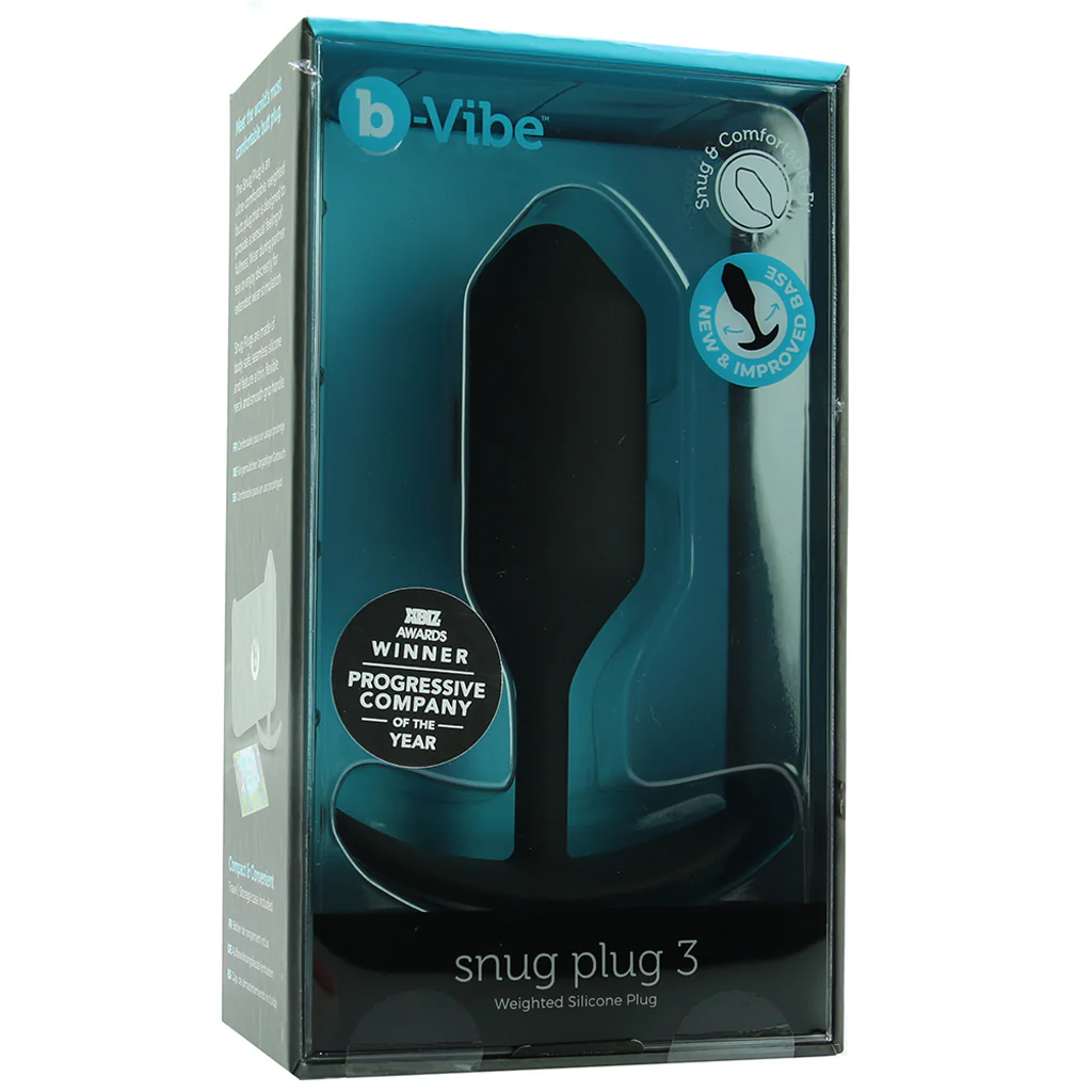 Snug Plug 3 Weighted Silicone Butt Plug - Image 6